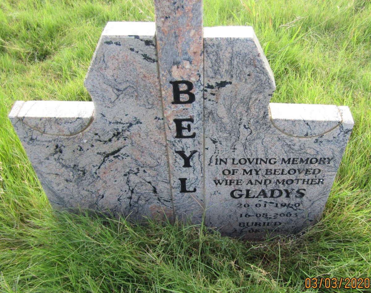 BEYL Gladys 1960-2003