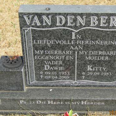 BERG Dawie, van den 1953-2009 &amp; Kitty 1953 -