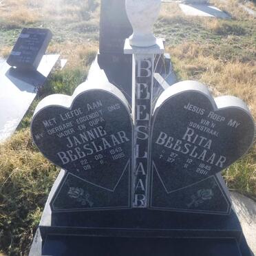 BEESLAAR Jannie 1943-1995 &amp; Rita 1945-2011