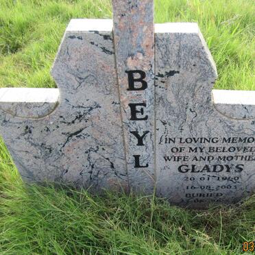 BEYL Gladys 1960-2003