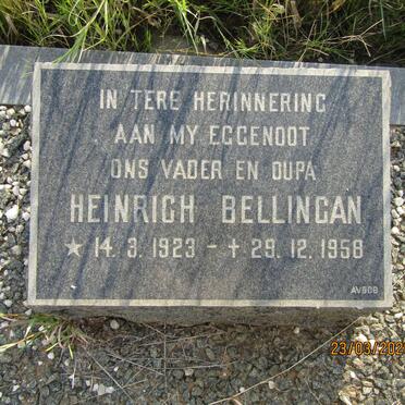 BELLINGAN Heinrich 1923-1958