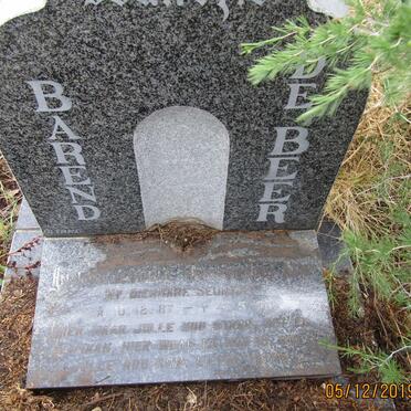 BEER Barend, de 1987-199?