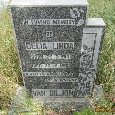 BILJON Delia Linda, van 1917-1960
