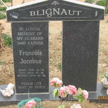 BLIGNAUT Francois Jacobus 1936-2019