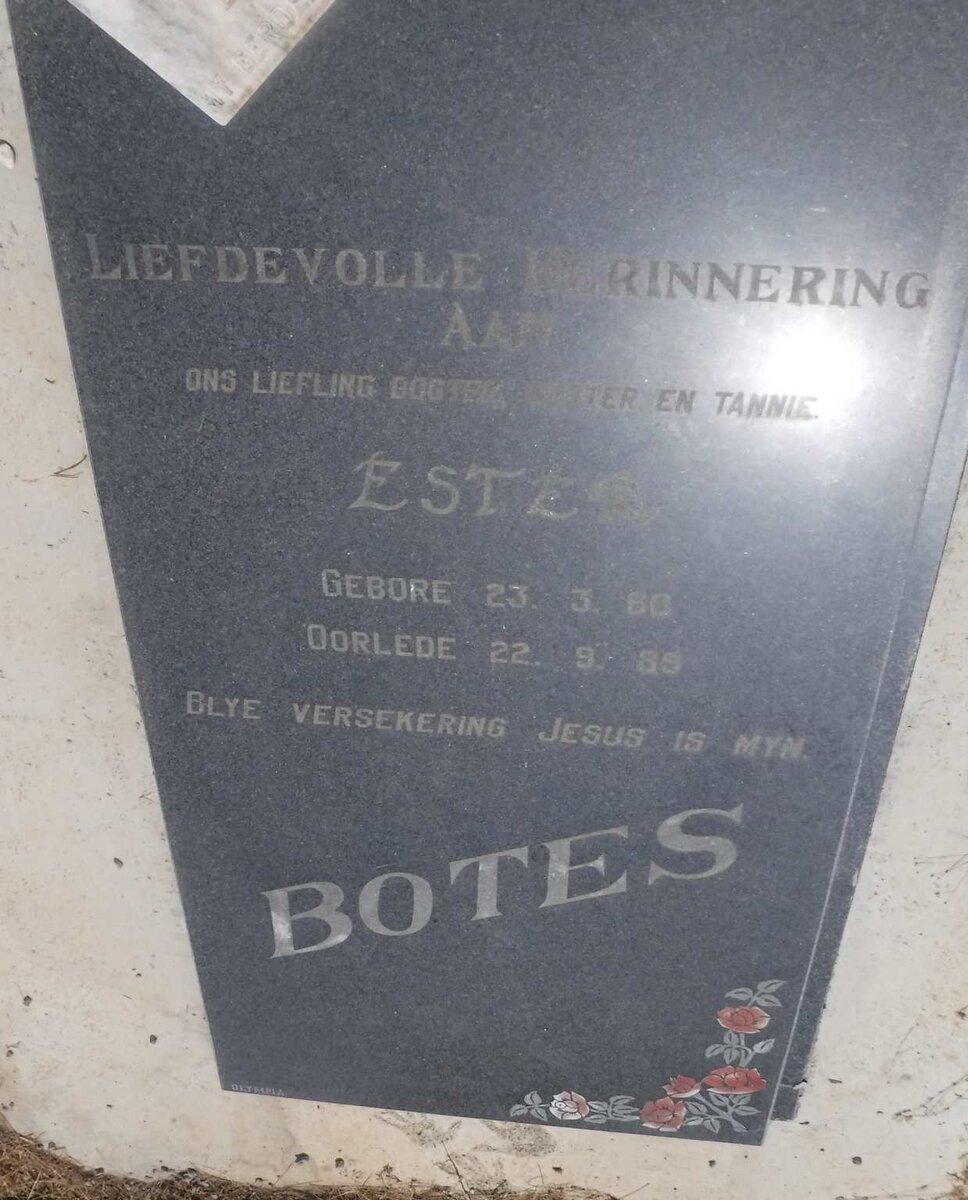 BOTES Ester 1960-1989
