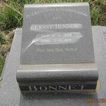 BONNET Ernst Hendrik 1898-1971