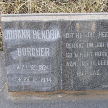 BORCHER Johann Hendrik 1974-1974