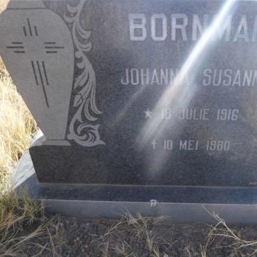 BORNMAN Johanna Susanna 1916-1980