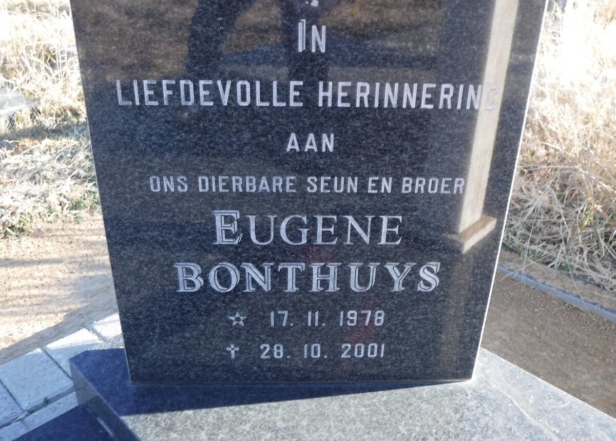 BONTHUYS Eugene 1978-2001