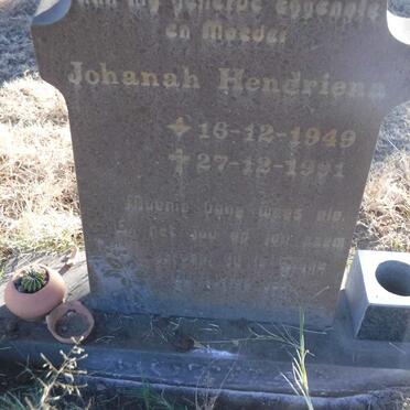 BOTHA Johanah Hendriena 1949-1991
