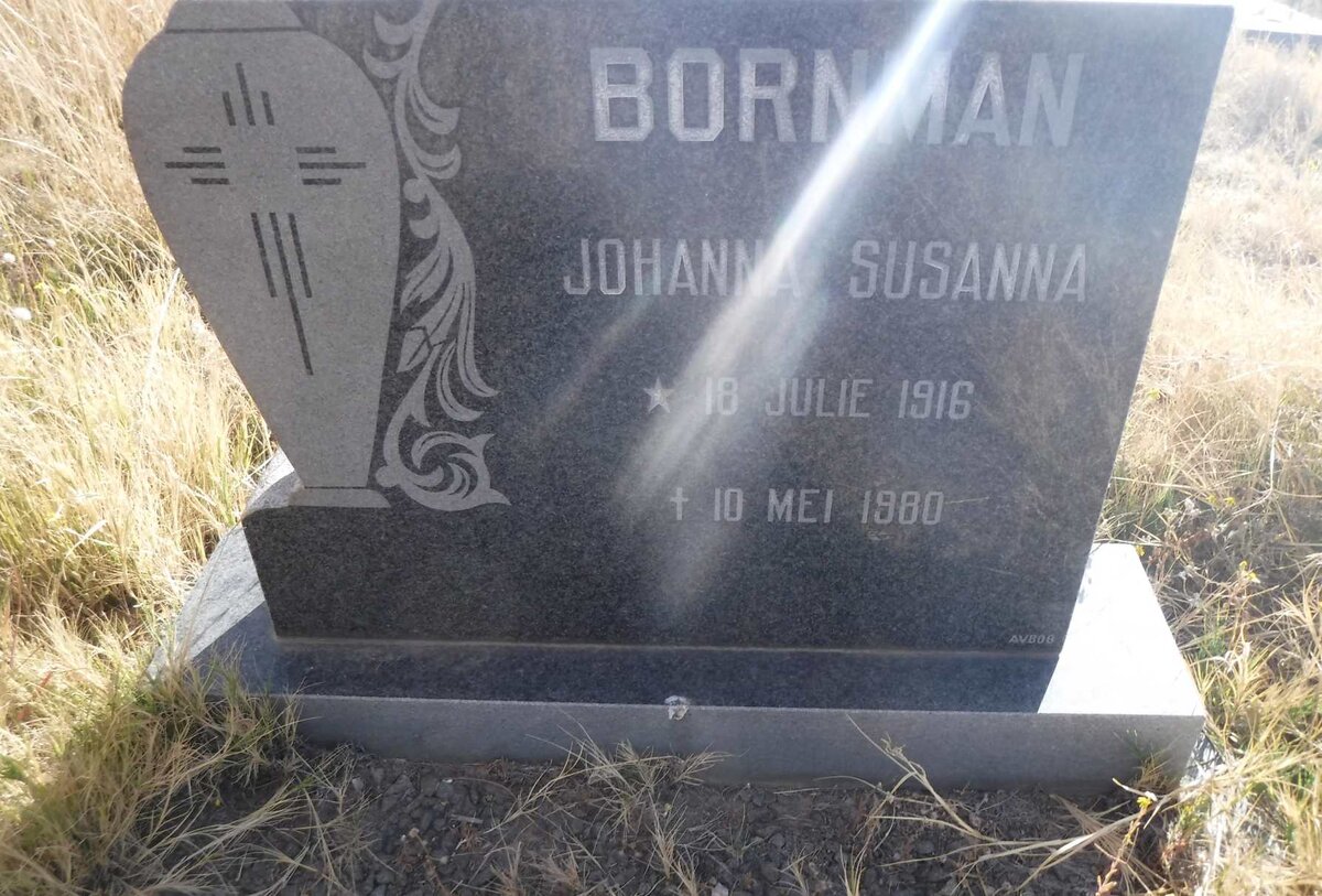 BORNMAN Johanna Susanna 1916-1980
