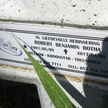 BOTHA Robert Benjamin 1991-2017