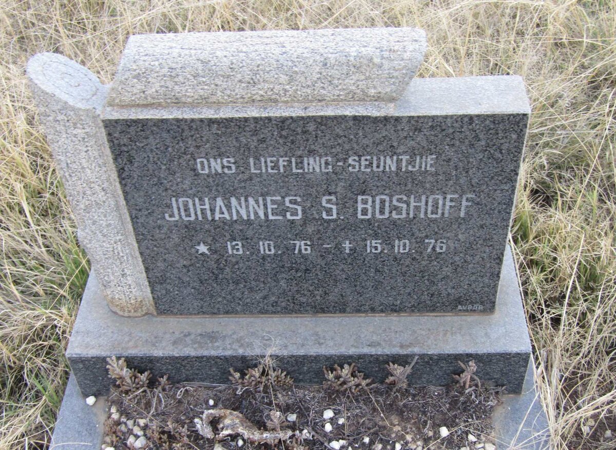 BOSHOFF Johannes S. 1976-1976