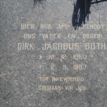BOTHA Dirk Jacobus 1960-1987