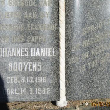 BOOYENS Johannes Daniel 1916-1962