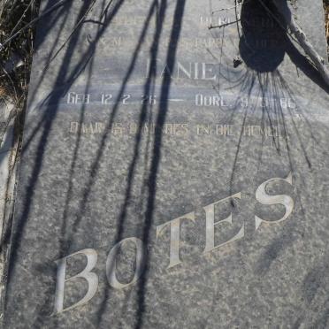 BOTES Fanie 1926-1986