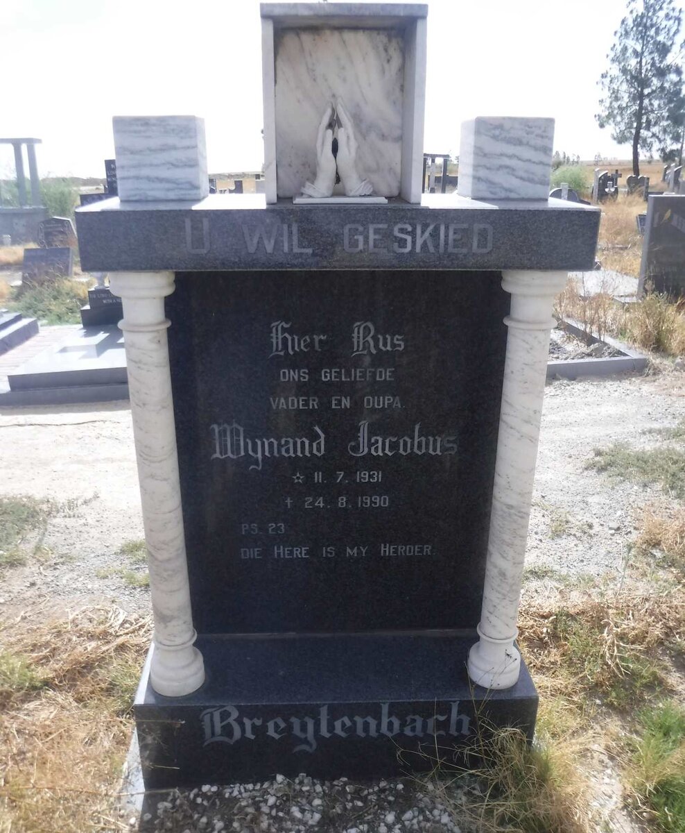 BREYTENBACH Wynand Jacobus 1931-1990