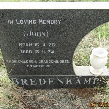 BREDENKAMP John 1925-1974