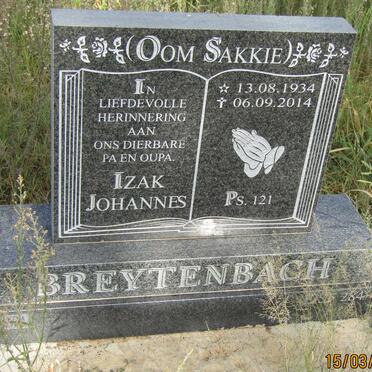 BREYTENBACH Izak Johannes 1934-2014