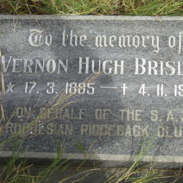 BRISLEY Vernon Hugh 1885-1980
