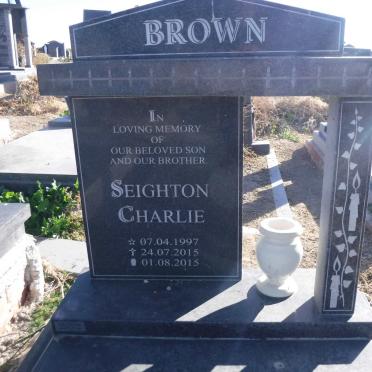 BROWN Seighton Charlie 1997-2015