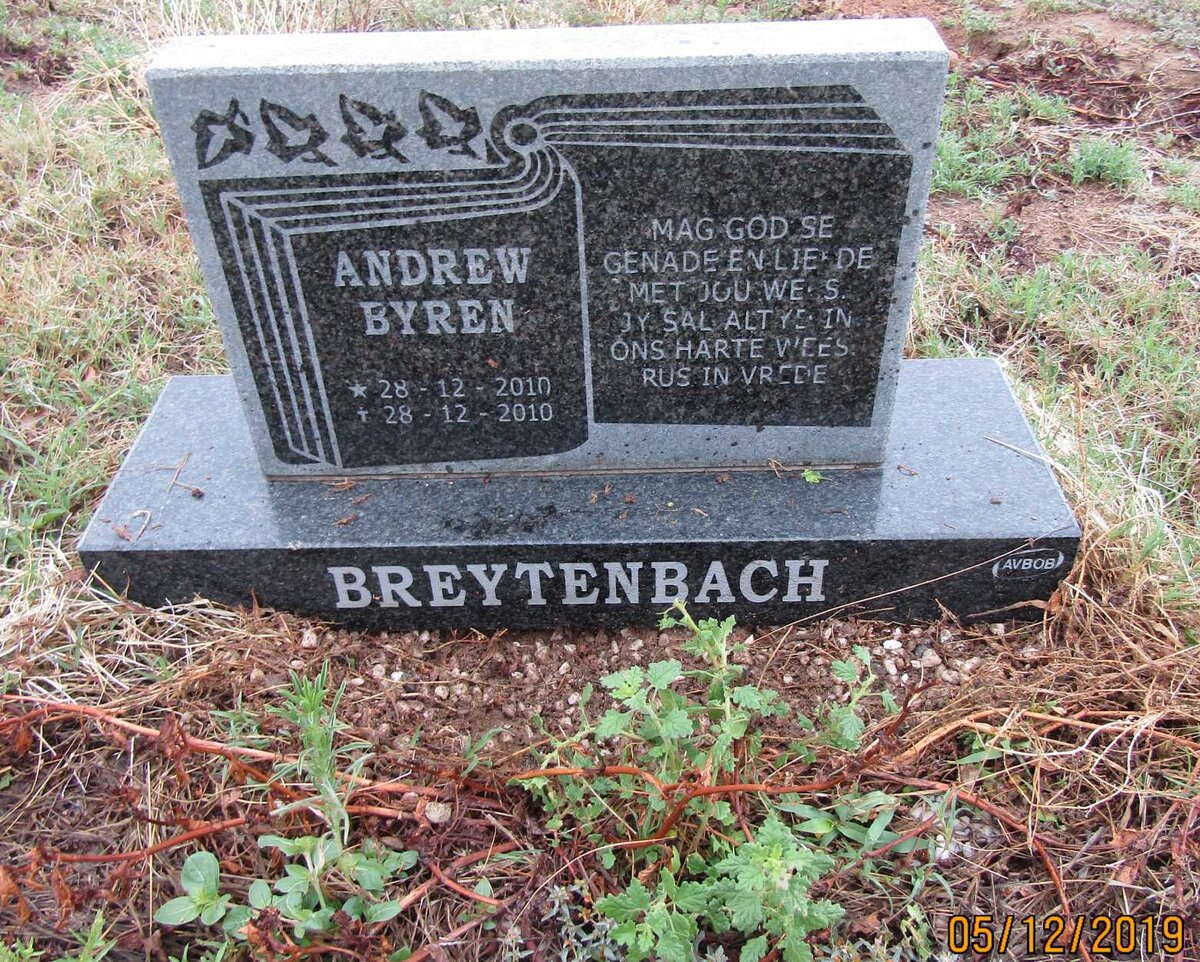 BREYTENBACH Andrew Byren 2010-2010
