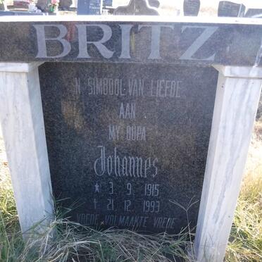 BRITZ Johannes 1915-1993