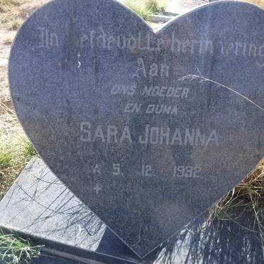 BURGER Hardus Sebastiaan 1932-1986 &amp; Sara Johanna 1932-
