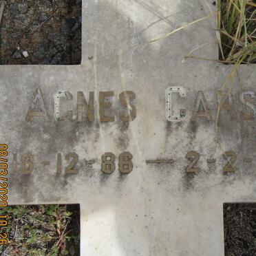 CARSE Agnes 1886-1960