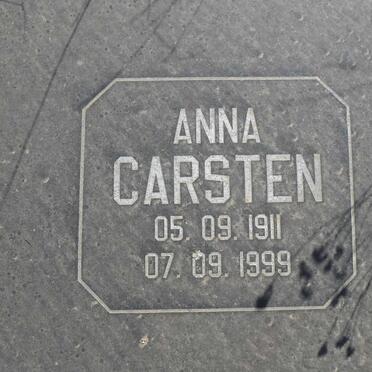 CARSTEN Anna 1911-1999