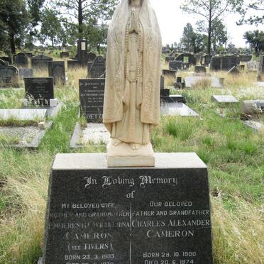 CAMERON Charles Alexander 1900-1974 &amp; Emmerentia Wilhelmina TIVERS 1903-1970