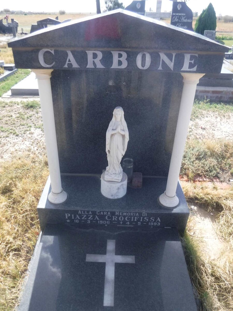 CARBONE Piazza Crocifissa 1906-1993