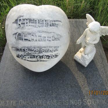 CLOETE Riette 1970-1970
