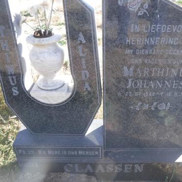 CLAASSEN Marthinus Johannes 1948-1998