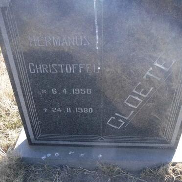 CLOETE Hermanus Christoffel 1958-1980