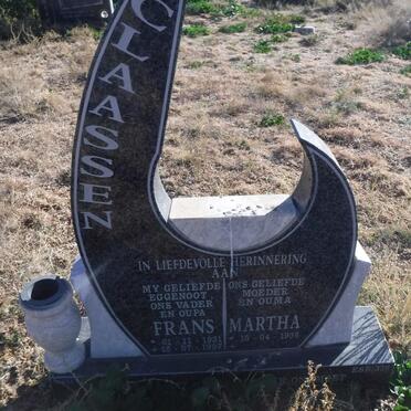 CLAASSEN Frans 1931-1997 &amp; Martha 1936-