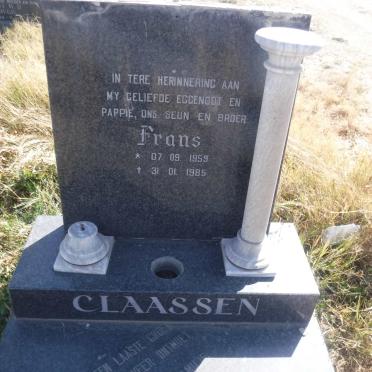 CLAASSEN Frans 1959-1985