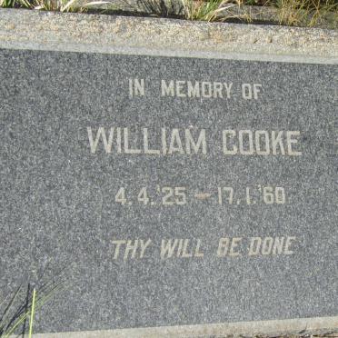COOKE William 1925-1960