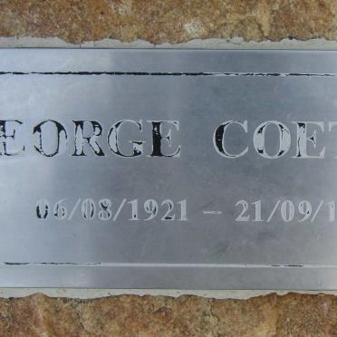 COETZEE George 1921-1965