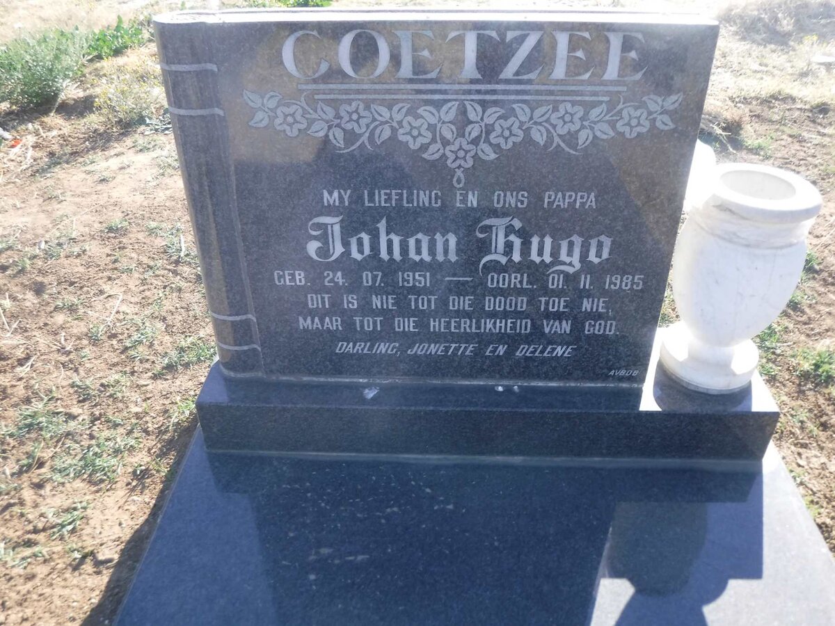 COETZEE Johan Hugo 1951-1985