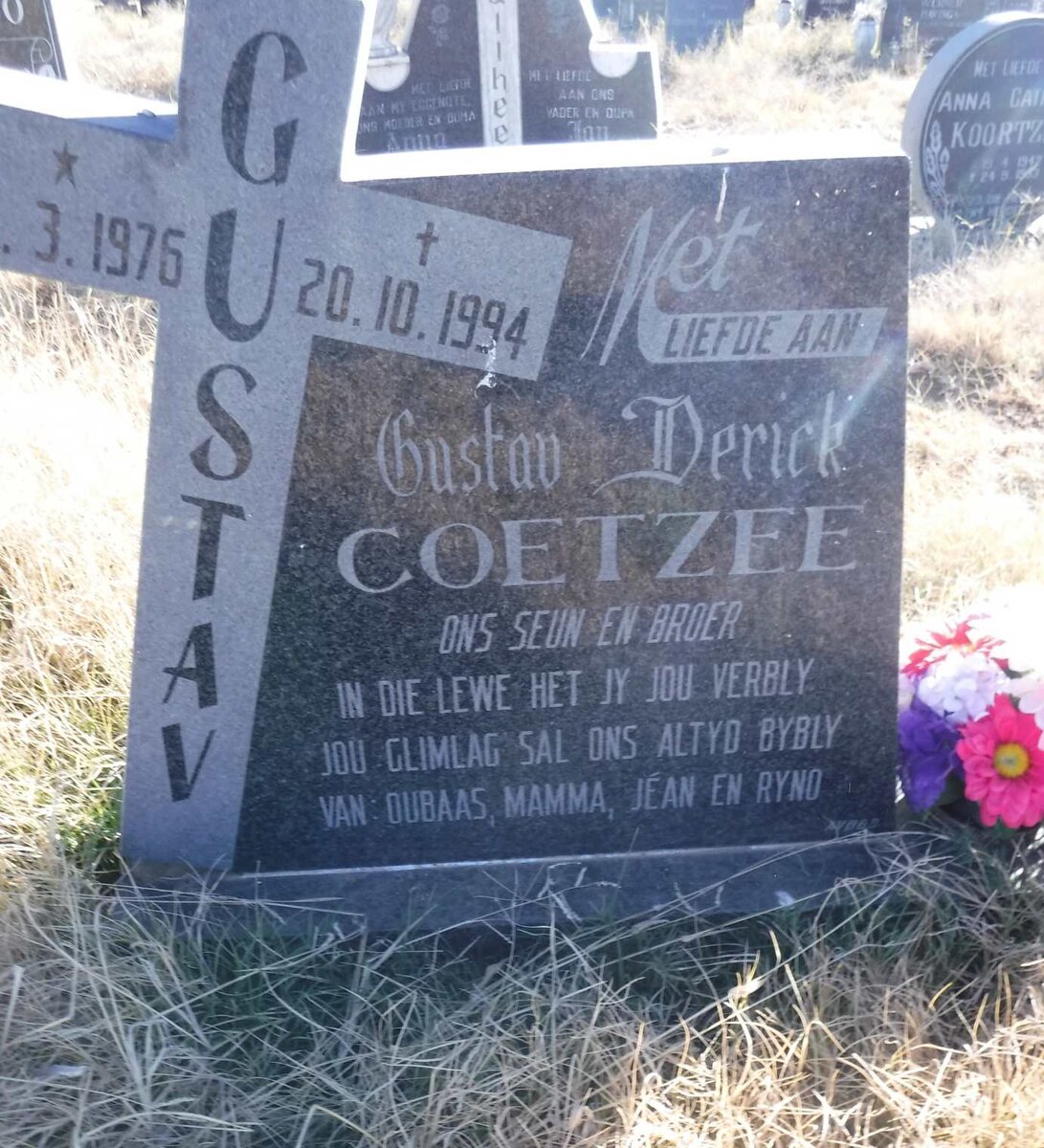 COETZEE Gustav Derick 1976-1994