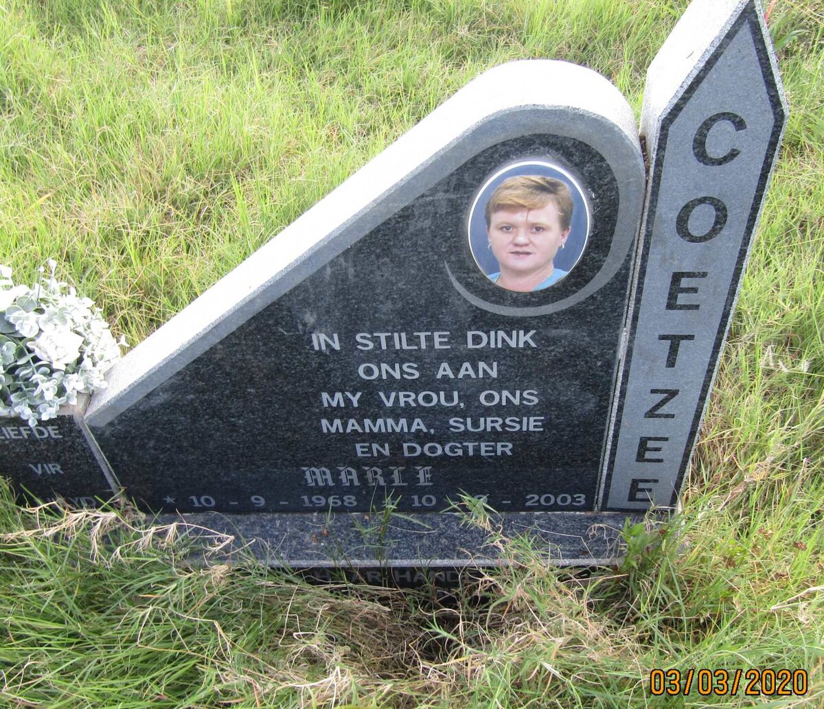 COETZEE Marie 1968-2003