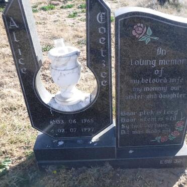 COETZEE Alice 1965-1997