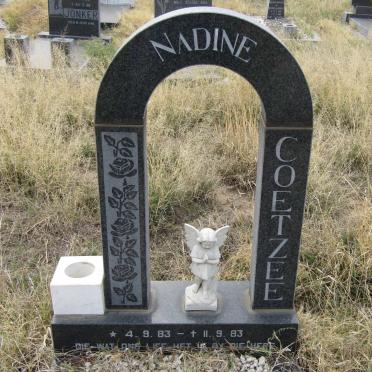 COETZEE Nadine 1983-1983