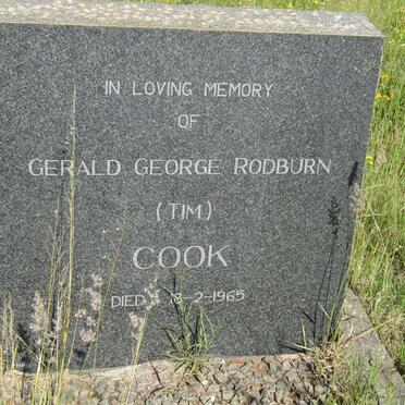 COOK Gerald George Rodburn -1965