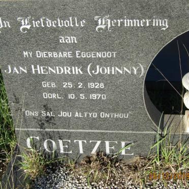 COETZEE Jan Hendrik 1928-1970