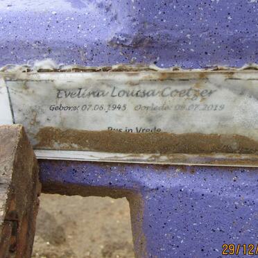 COETZER Evelina Louisa 1945-2019