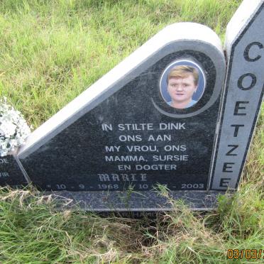 COETZEE Marie 1968-2003