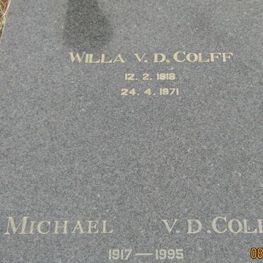 COLFF Michael, v.d. 1917-1995 &amp; Willa 1918-1971
