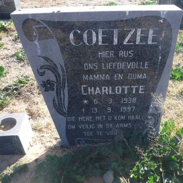 COETZEE Charlotte 1938-1997